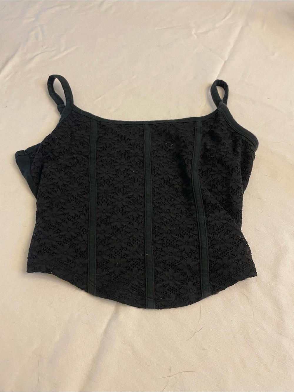 Hollister Black Lace Camisole Tank Top